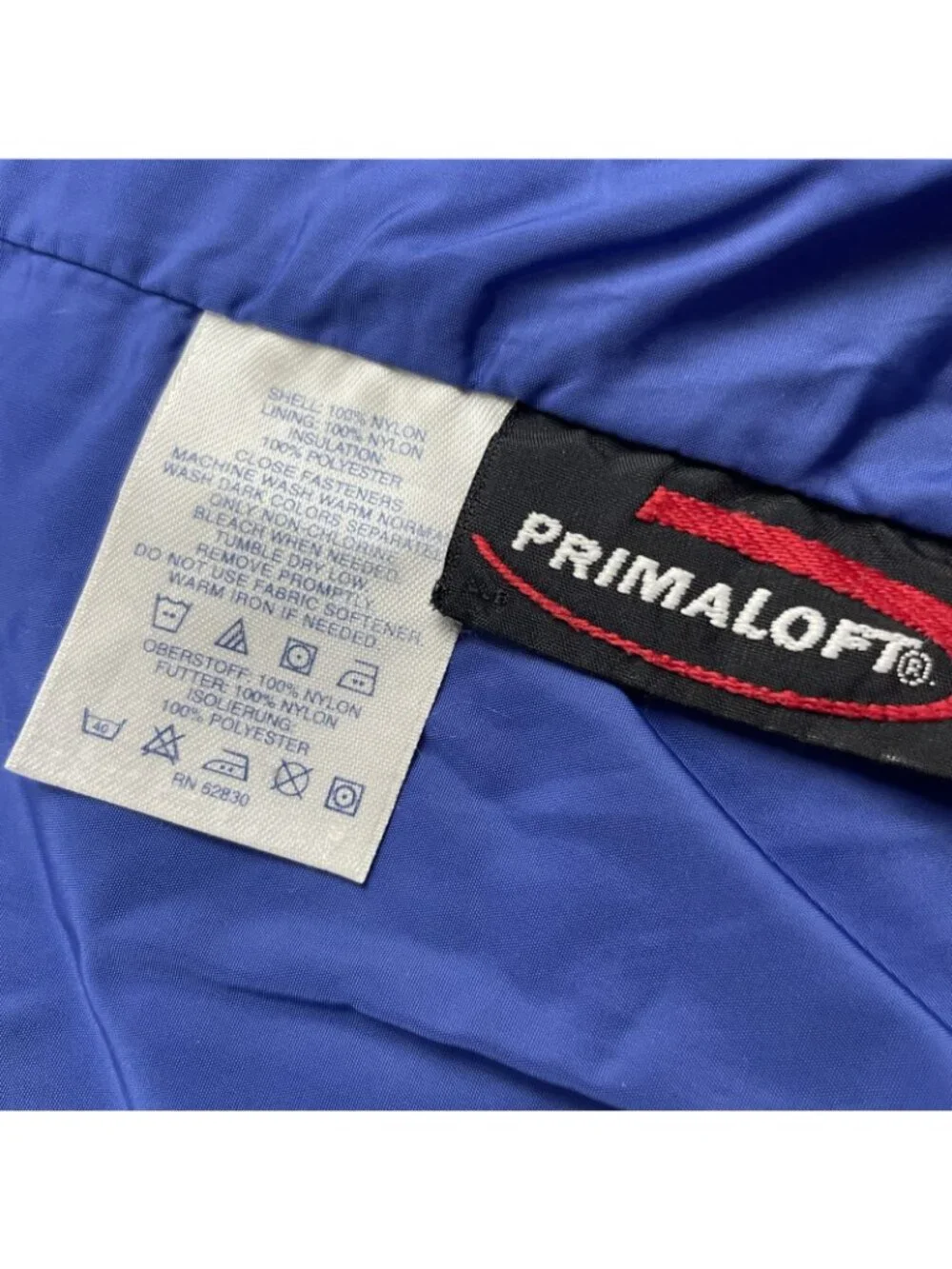 Lands End Diamond Quilted Full Zip Vest Women's M 10-12 Primaloft Insulation